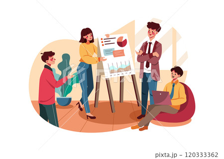 Business peoples discussion 120333362