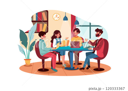 Business peoples discussion 120333367