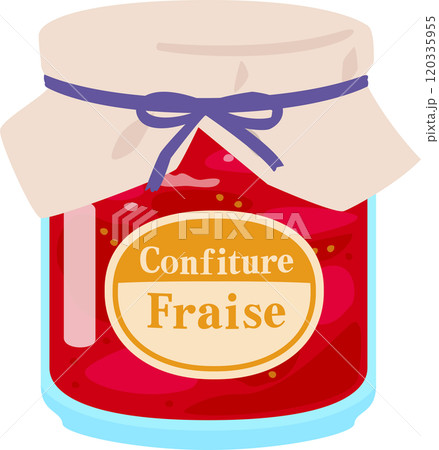 瓶入りのイチゴのコンフィチュール 瓶入りのイチゴのコンフィチュール 120335955