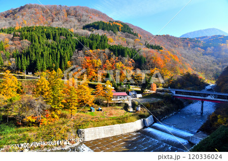 秋山郷 中津川/屋敷橋周辺(長野県栄村)【2024.11】 秋山郷 中津川/屋敷橋周辺(長野県栄村)【2024.11】 120336024
