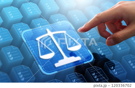 法律および法的文書の管理システム。コンプライアンスと 120336702