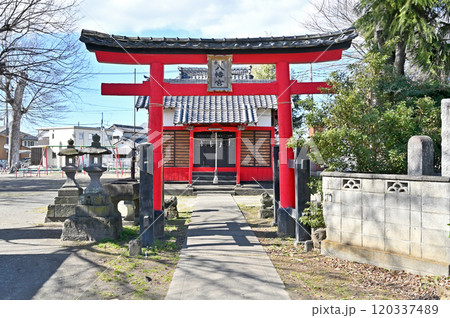 新町宿散歩： 新町八幡宮　高崎市新町 120337489