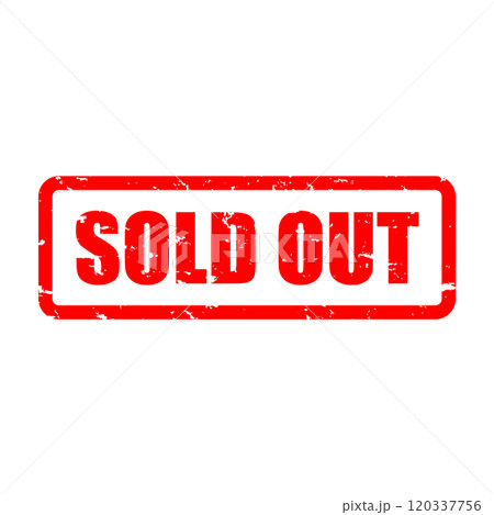 スタンプ SOLD OUT 売り切れ 赤 おしゃれ スタンプ SOLD OUT 売り切れ 赤 おしゃれ 120337756