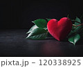 valentine's day in black and red 120338925