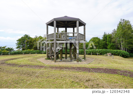 毘砂別展望台の展望台。 120342348