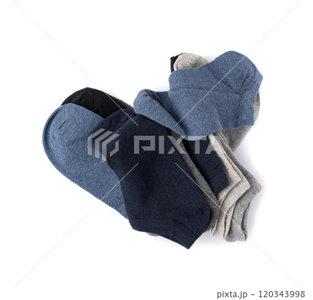 New Cotton Socks Isolated, Folded Sportswear Set, Classic Unisex Cotton Socks Collection New Cotton Socks Isolated, Folded Sportswear Set, Classic Unisex Cotton Socks Collection 120343998