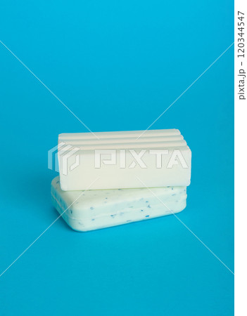 Soap Bar Isolated, Body Care Cosmetic, Fruit Soapy Detergent, Solid Shampoo, Glycerin Soap 120344547