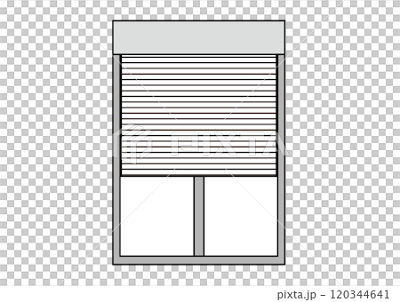 シャッター付き窓の設置で防犯対策をする 120344641