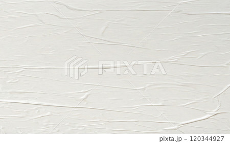 White blank crumpled and creased paper poster texture background White blank crumpled and creased paper poster texture background 120344927