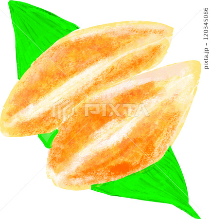 笹かまぼこのイラスト 笹かまぼこのイラスト 120345086