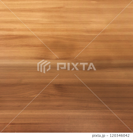 暗い茶色のきめ細かい横木目のパイン材の板の正方形の背景画像 120346042