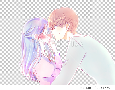 慰める男性と泣く女性 120346601