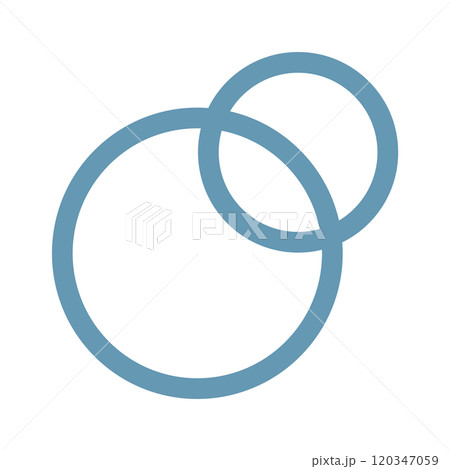 Circles double element simple geometry 120347059