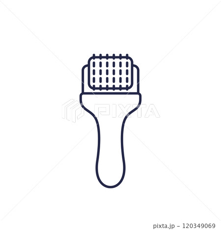 dermaroller icon in line design 120349069