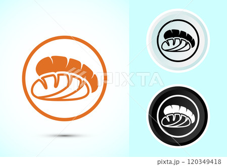 Bread Icon Design Illustration, Bakery Icon 120349418