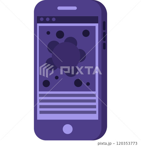 Shared hosting icon mobile phone vector isolated 120353773