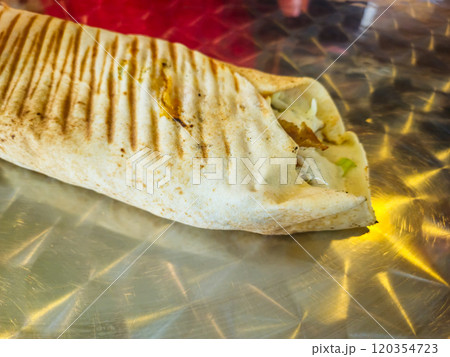 Detail of tasty rollo kebab. 120354723