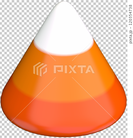 3d candy cane sweet dessert corn 120354738