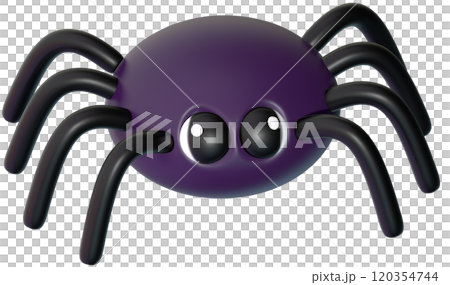 3d cute Spider, wild animal for decorating on halloween 3d cute Spider, wild animal for decorating on halloween 120354744