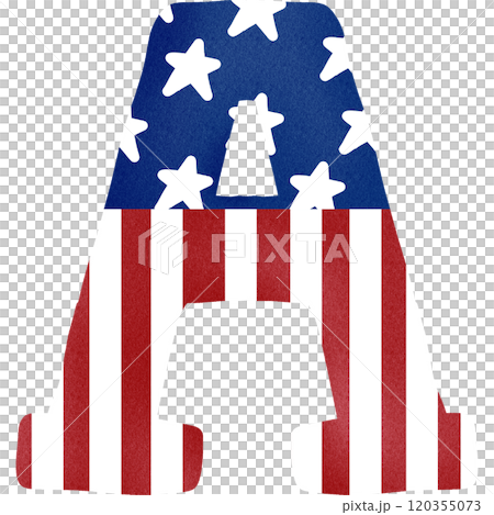 4th of july usa font 120355073