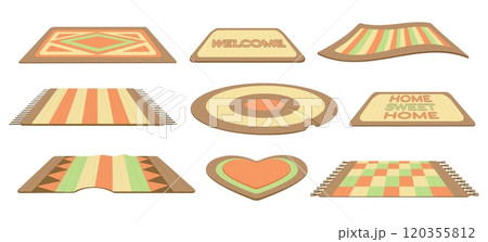 Cartoon wool carpets 120355812