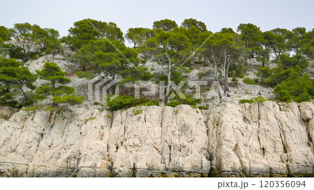Marseille, France - June 9, 2024 : Calanque of En-Vau on the Coast of Provence, between Cassis and 120356094