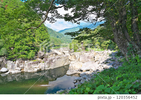 【寝覚の床】 長野県木曽郡上松町上松 120356452