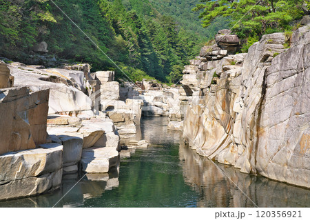 【寝覚の床】 長野県木曽郡上松町上松 120356921