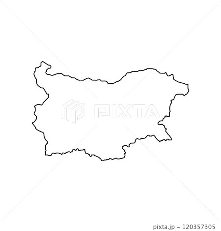 Bulgaria Map Icon 120357305
