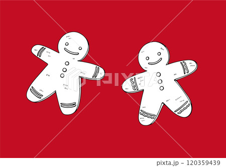 ジンジャーマンクッキーのイラスト 120359439