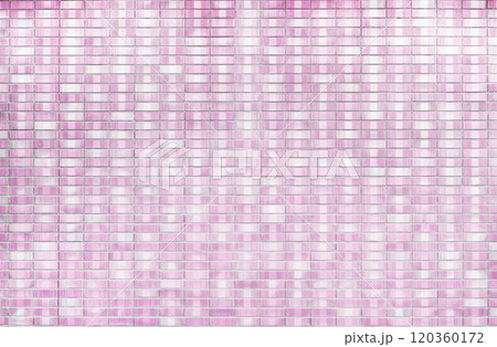 レンガタイル壁のテクスチャ_アンティーク背景素材 120360172