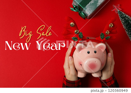 Winter sale, Merry Christmas and Happy New Year shopping Winter sale, Merry Christmas and Happy New Year shopping 120360949
