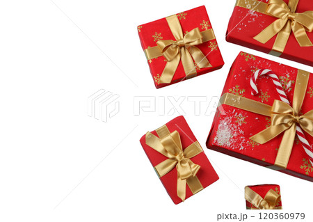 PNG, Gift box, gift boxes in nice packaging, isolated on white background. 120360979