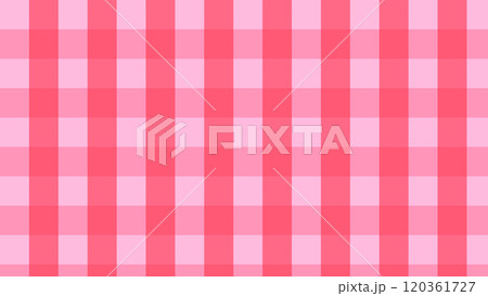 Pink Checkered Background Ideal for Picnic Themes and Tablecloth Designs 120361727