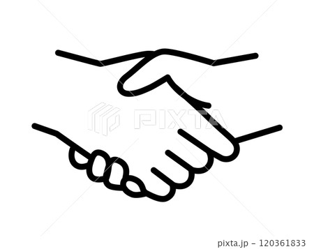 握手のアイコン_ベクターイラスト 120361833