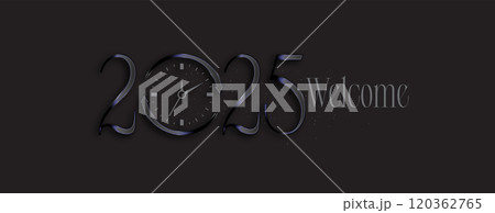 An artistic depiction of New Year festivities 2025 120362765