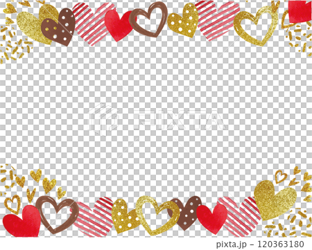 Valentine's Day simple heart frame Valentine's Day simple heart frame 120363180