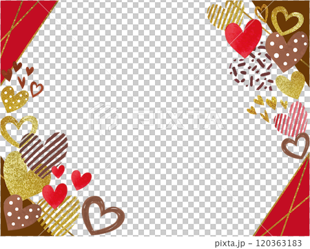 Valentine's Day simple heart frame Valentine's Day simple heart frame 120363183