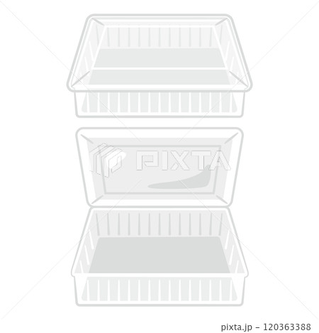 透明な使い捨てプラスチックパックセット2 透明な使い捨てプラスチックパックセット2 120363388