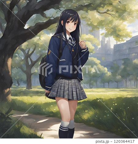 制服女子高生 120364417
