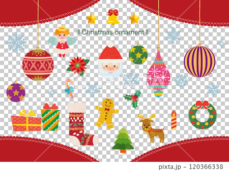 各種各樣的聖誕主題插圖 120366338