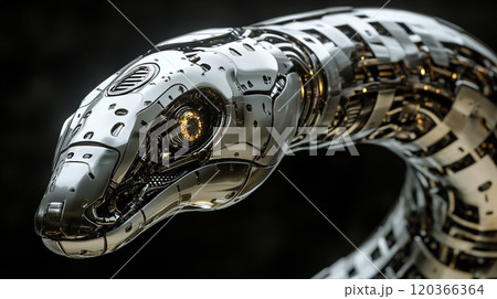 ヘビのロボット　AI画像 120366364