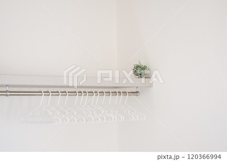 扉無しのクローゼットと子供用ハンガー 扉無しのクローゼットと子供用ハンガー 120366994