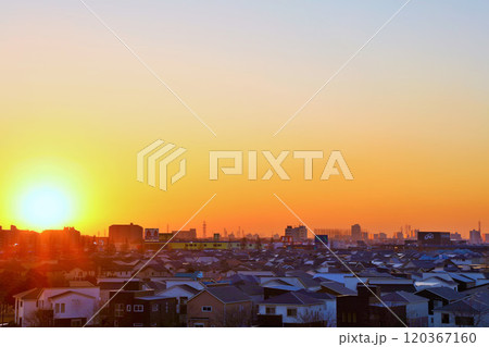 夕暮れの街並み 夕暮れの街並み 120367160