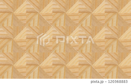 Wooden marquetry can be patterns created from the combination of pine wood, wooden floor, parquet, cutting board 120368883