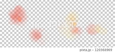An illustration featuring fluffy, blurred dots in pink, like fluttering flowers An illustration featuring fluffy, blurred dots in pink, like fluttering flowers 120368969
