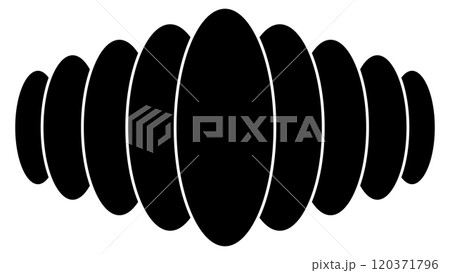 Symbol of leadership, queue for the leader, composition of ovals Symbol of leadership, queue for the leader, composition of ovals 120371796