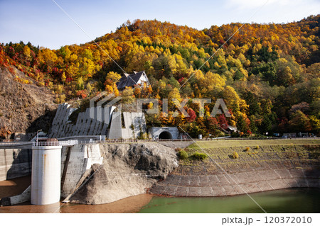 豊平峡の絶景紅葉 豊平峡の絶景紅葉 120372010