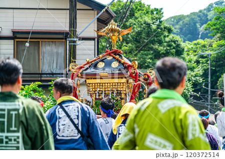 【神奈川県】鎌倉の極楽寺で行われた八雲神社例大祭 120372514