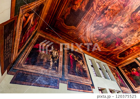 Hospices de Beaune, Burgundy, France,interiors 120375525
